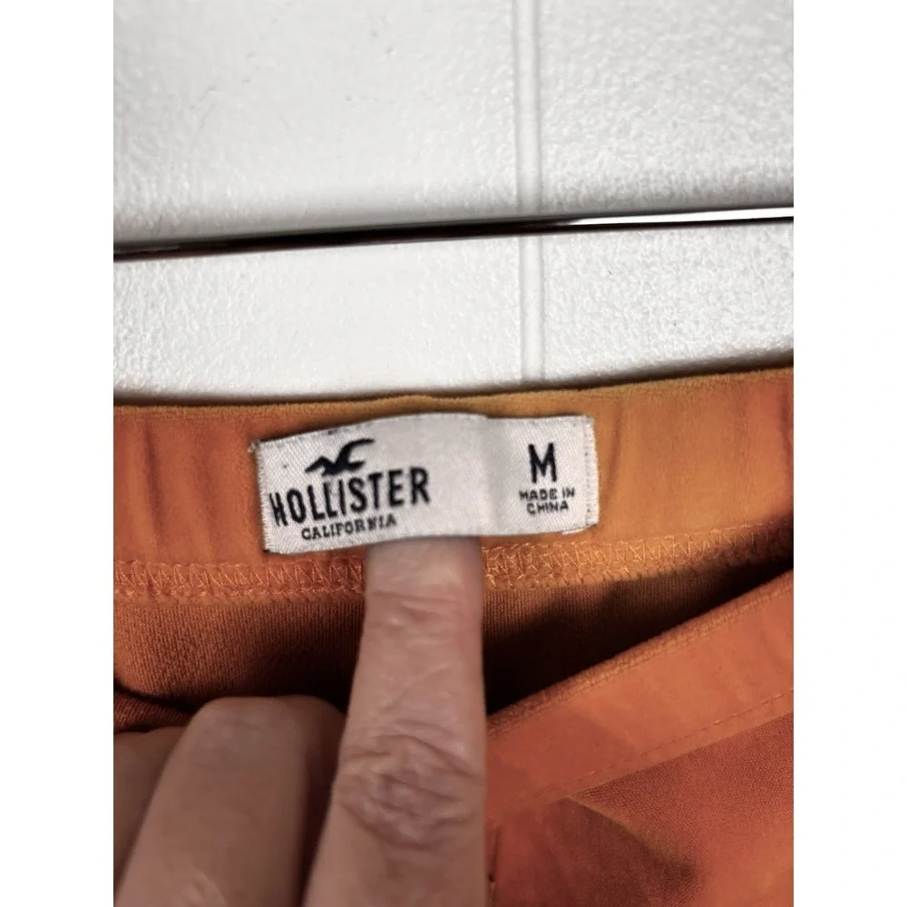 Hollister‎ Women's Medium Sunflower Yellow Velour Mini Shorts Retro Y2K